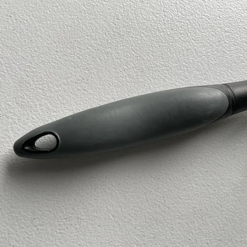 Rubbermaid Black Nylon Turner Spatula Rubber Hand Grip Kitchen Cooking Utensil